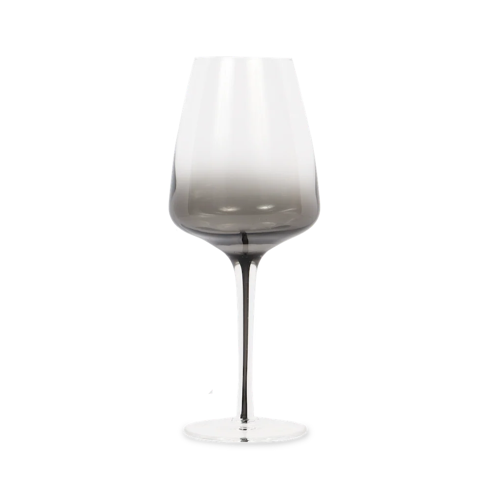 Dark Smoke Stem White Wine Glasses (Set of Two) - Image 4