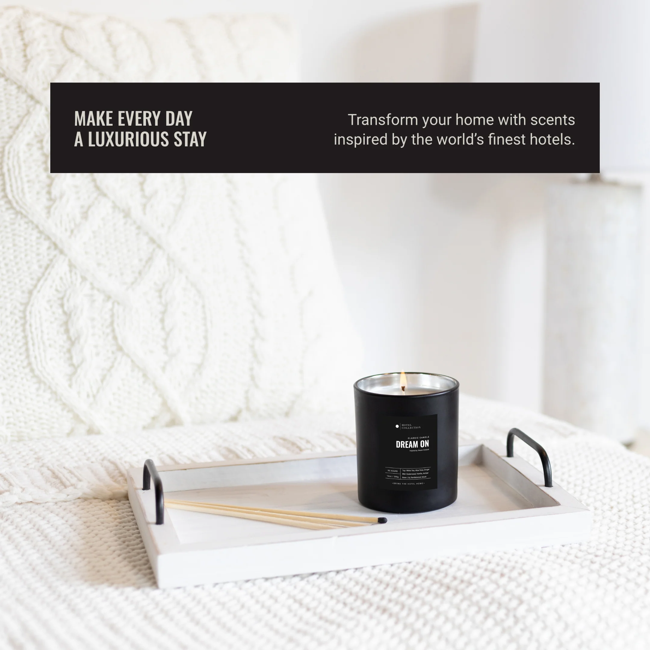 Hotel Collection- Luxury Hotel Inspired Scent- Classic Candle 14oz* - Image 26