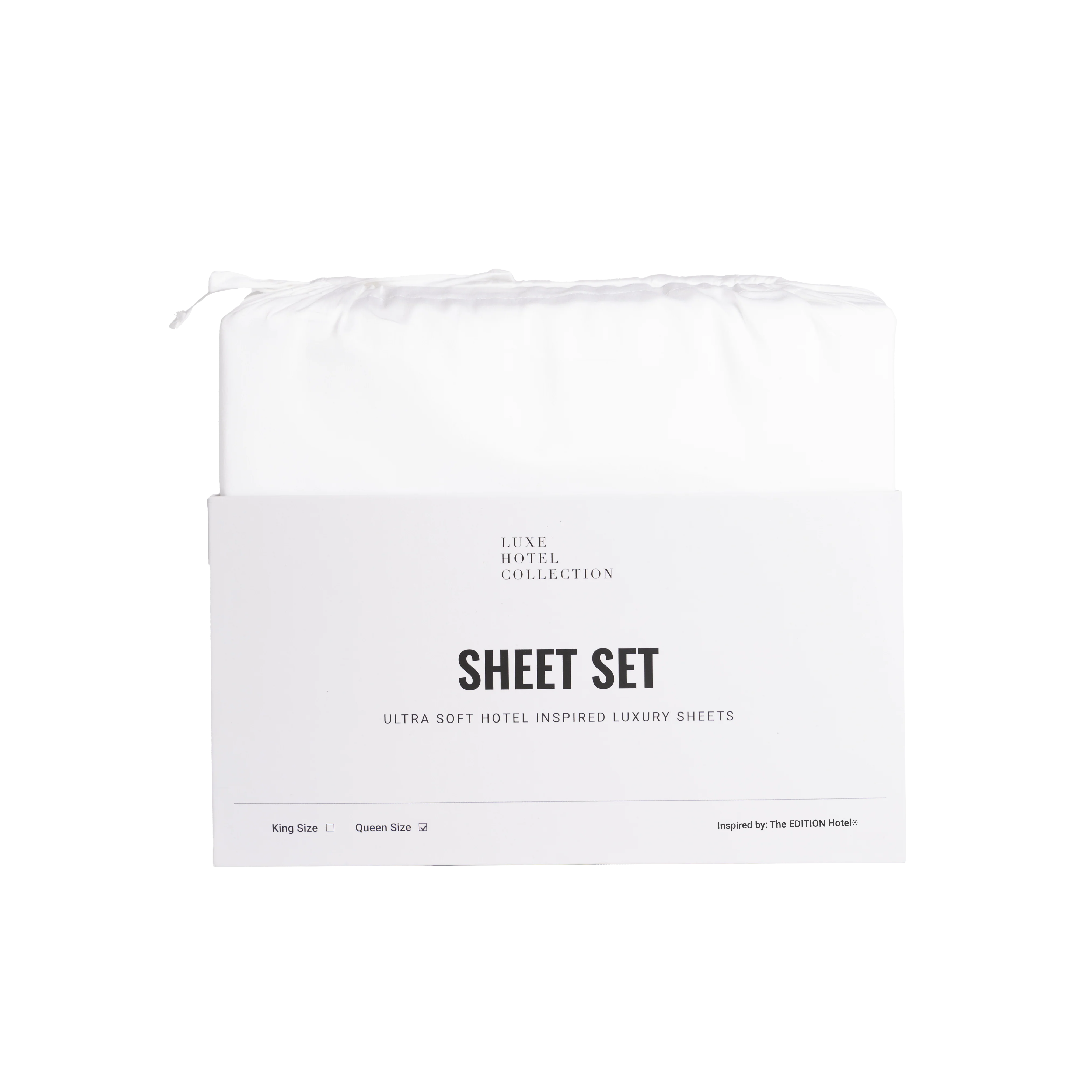 Hotel Collection-Cotton Blend Sheet Set Includes (1) Fitted Sheet, (1) Flat Sheet and (2) Pillowcases - Image 15