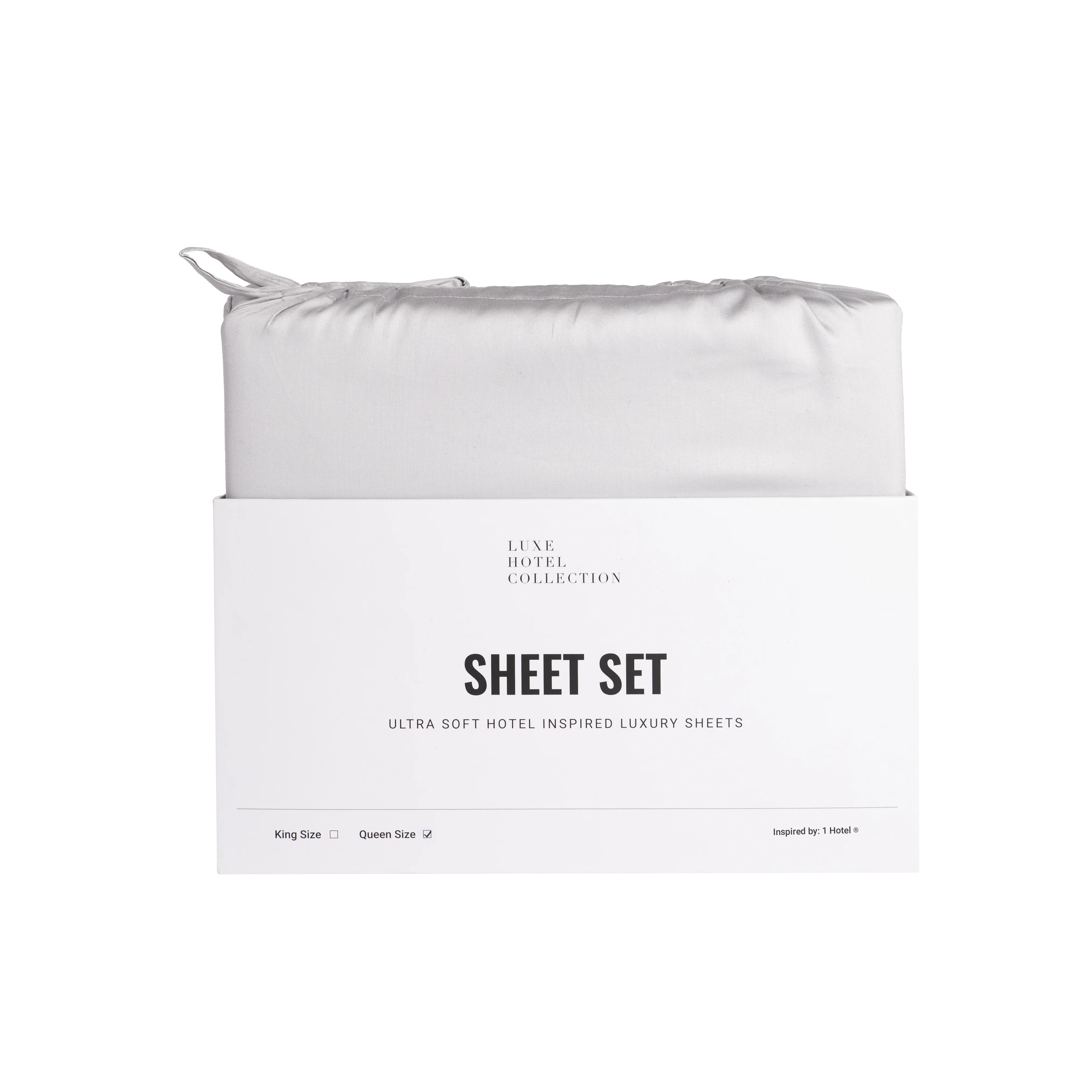 Hotel Collection-Cotton Blend Sheet Set Includes (1) Fitted Sheet, (1) Flat Sheet and (2) Pillowcases - Image 17