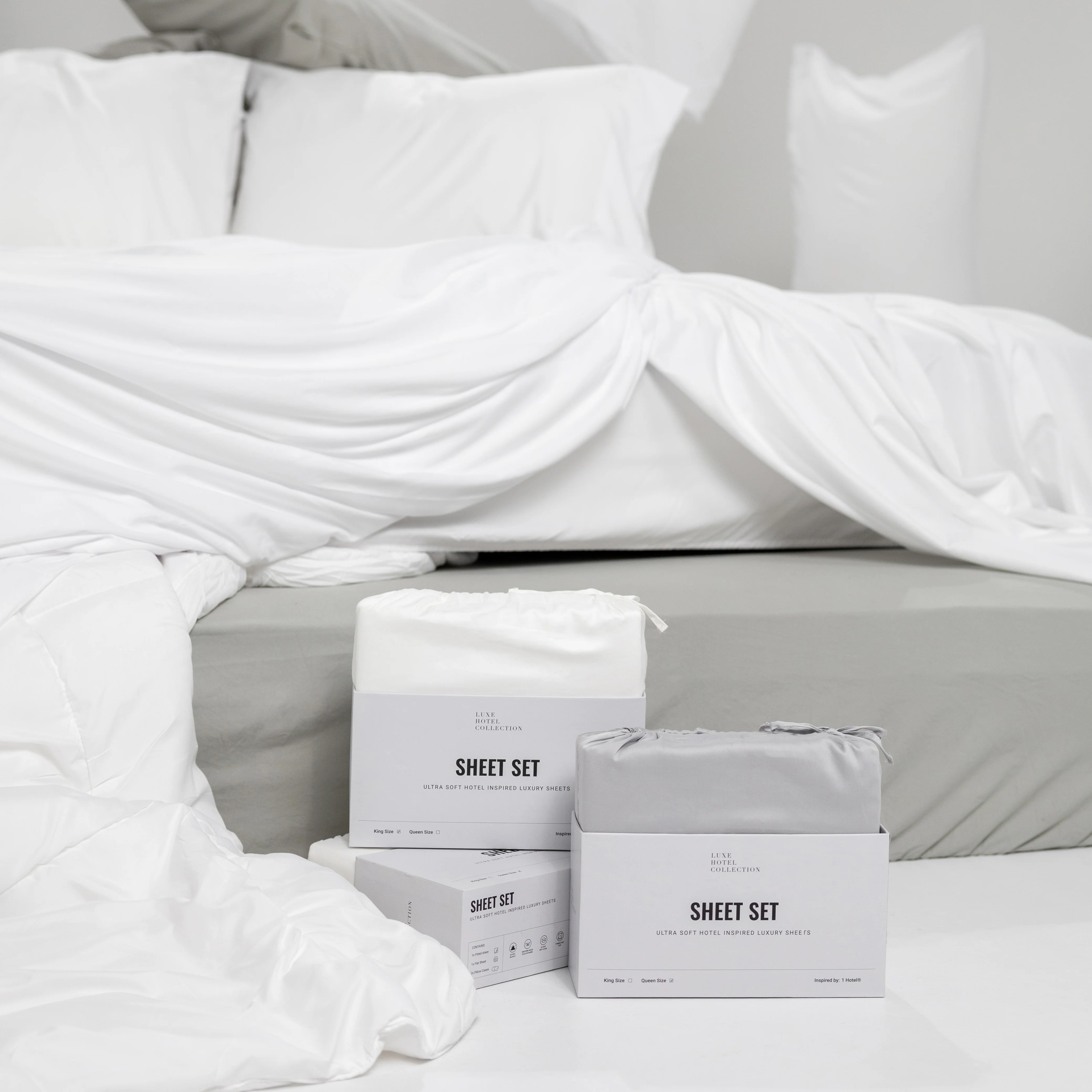 Sateen Cotton Nightfall Sheet Set - Image 7