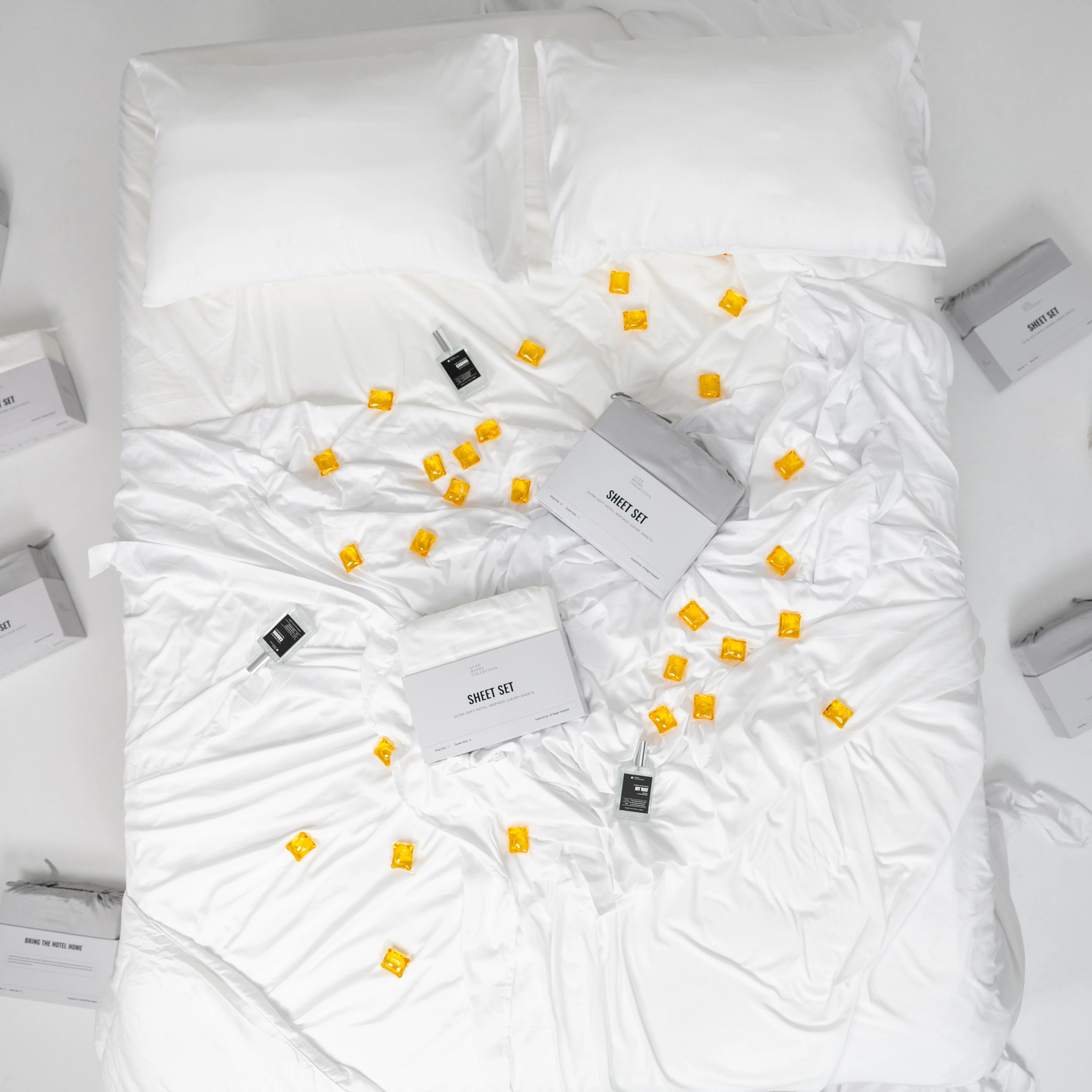 Sateen Cotton Nightfall Sheet Set - Image 8