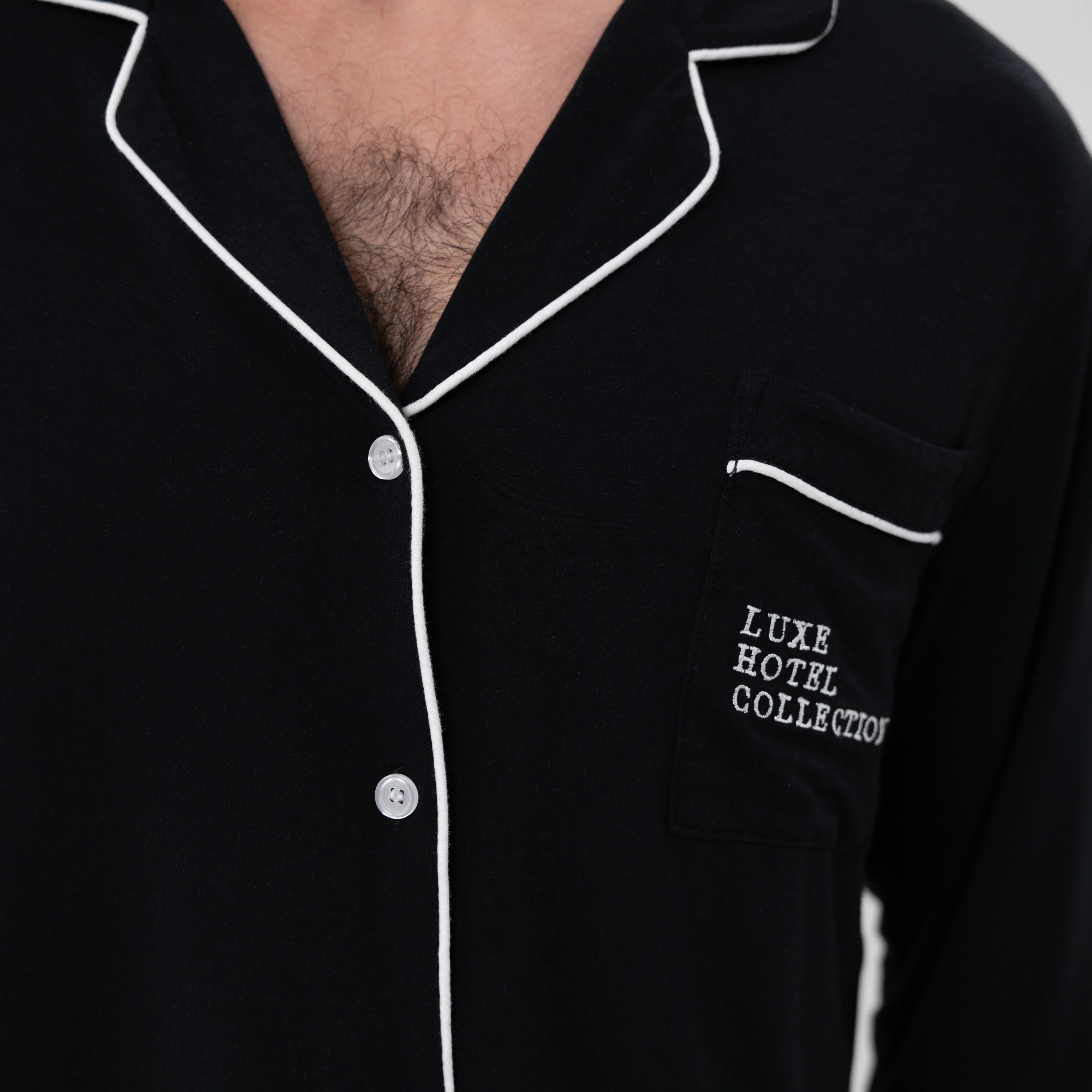 Men's Luxe Bamboo Long PJ Set - Image 2