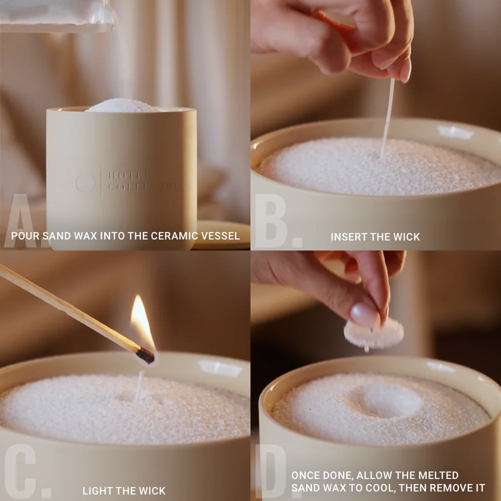 Grande Ceramic Sand Wax Set - Image 4