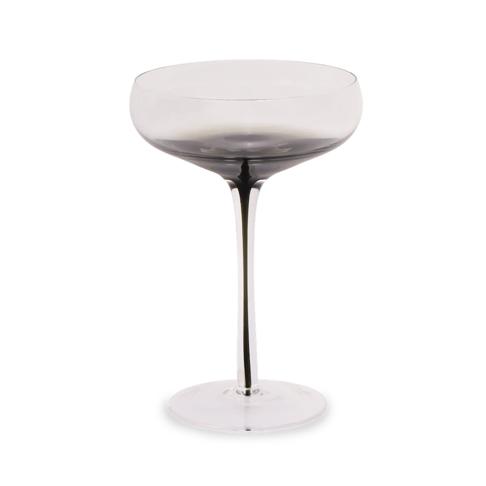 Smoke Stem Coupe Glasses - Image 3