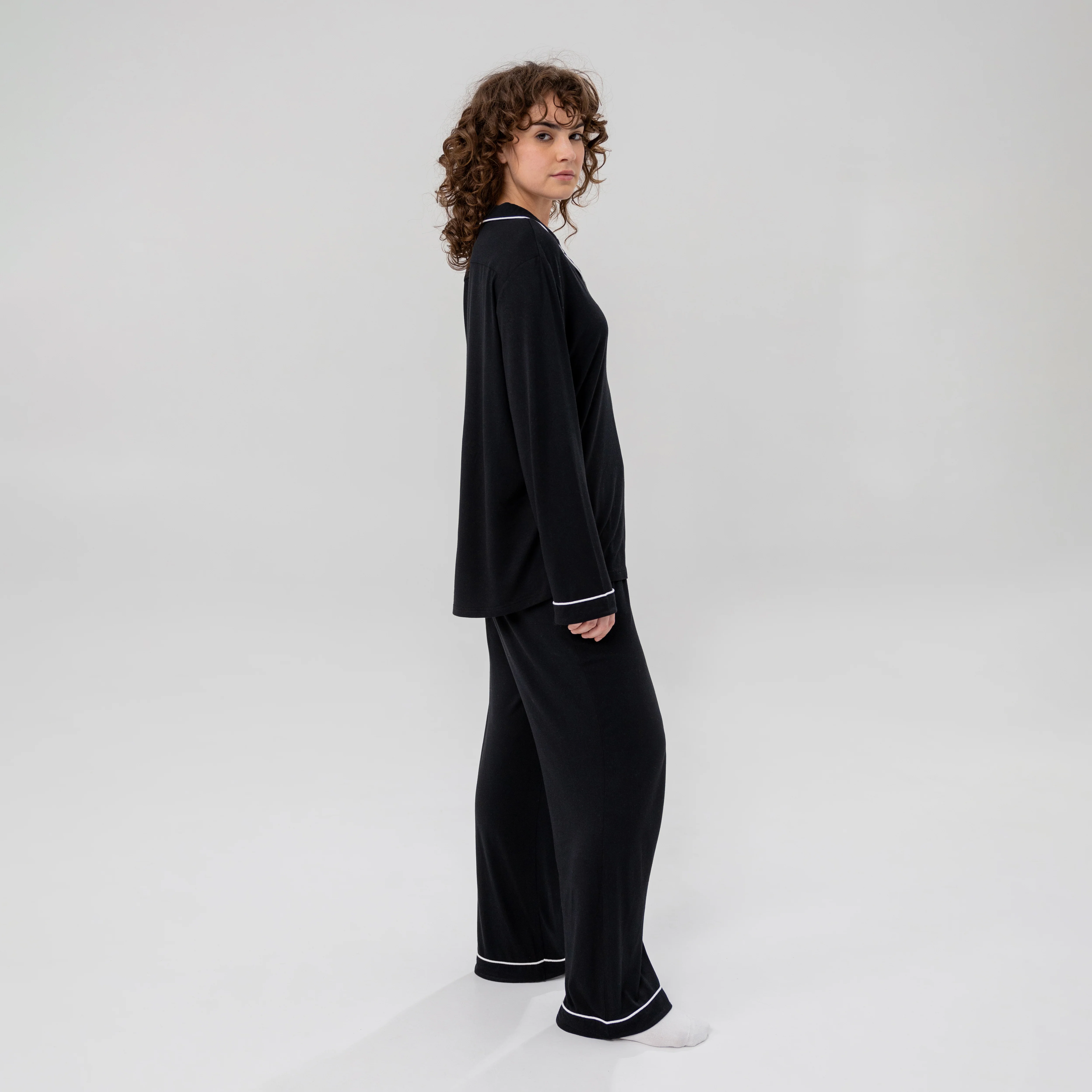Women's Luxe Bamboo Long PJ Set - Image 2
